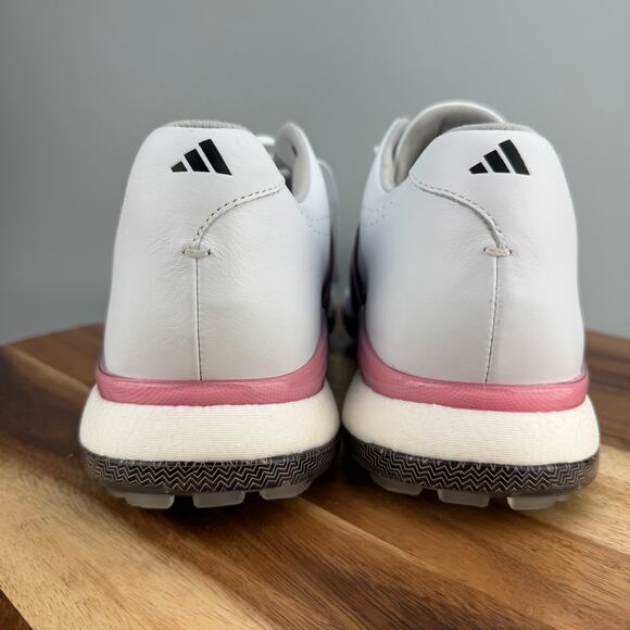 Adidas Men\'s Size 15 Tour 360 24 Boost Golf Shoes Cloud White Shadow Fig IE3366